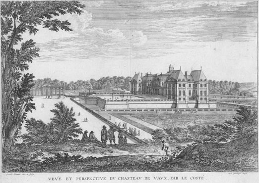 Restauration des gravures du chteau ralises par Isral Silvestre au XVIIme sicle finance par l'Association des Amis de Vaux-le-Vicomte