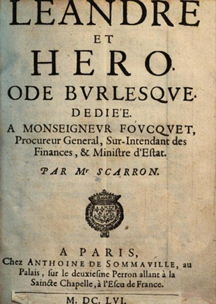 Landre et Hero par Paul Scarron acquis par l'Association des Amis de Vaux-le-Vicomte