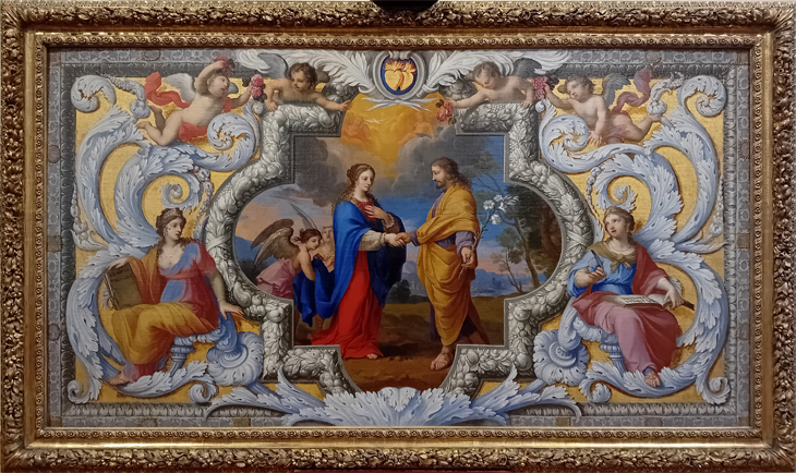 Toile ''Le Mariage de la Vierge'' acquis par l'Association des Amis de Vaux-le-Vicomte