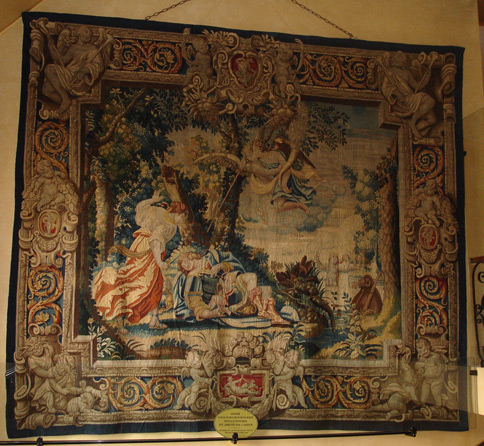 La tapisserie Renaud et Armide, 
d'aprs Simon Vouet acquis par l'Association des Amis de Vaux-le-Vicomte