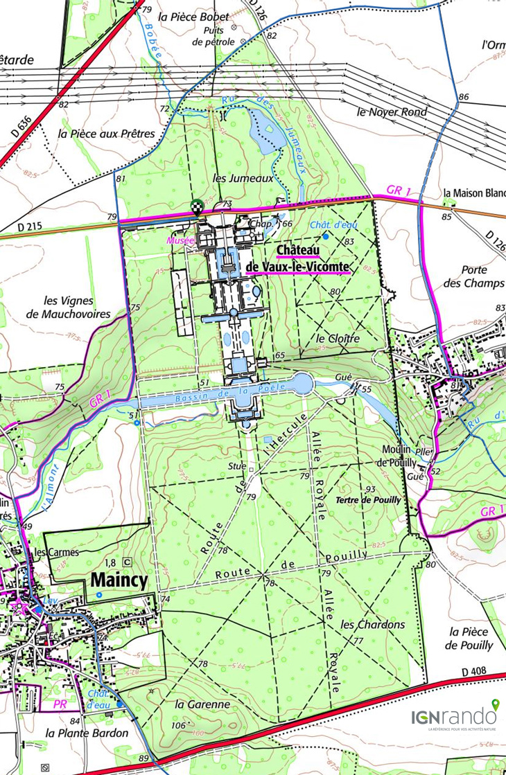 Carte Topographique IGN Rando