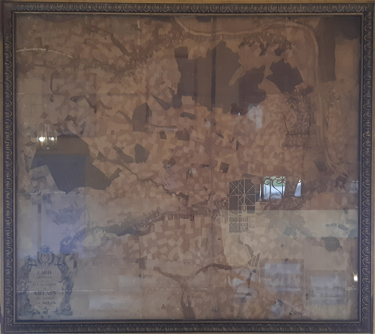 Carte Gnrale de la Duch-Pairie de Villars et Vicomte de Melun avec les Environs - 1754