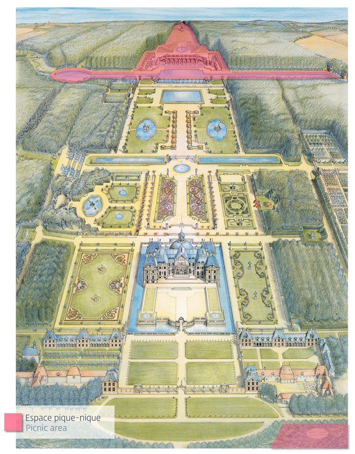 Plan avec espaces pique-nique