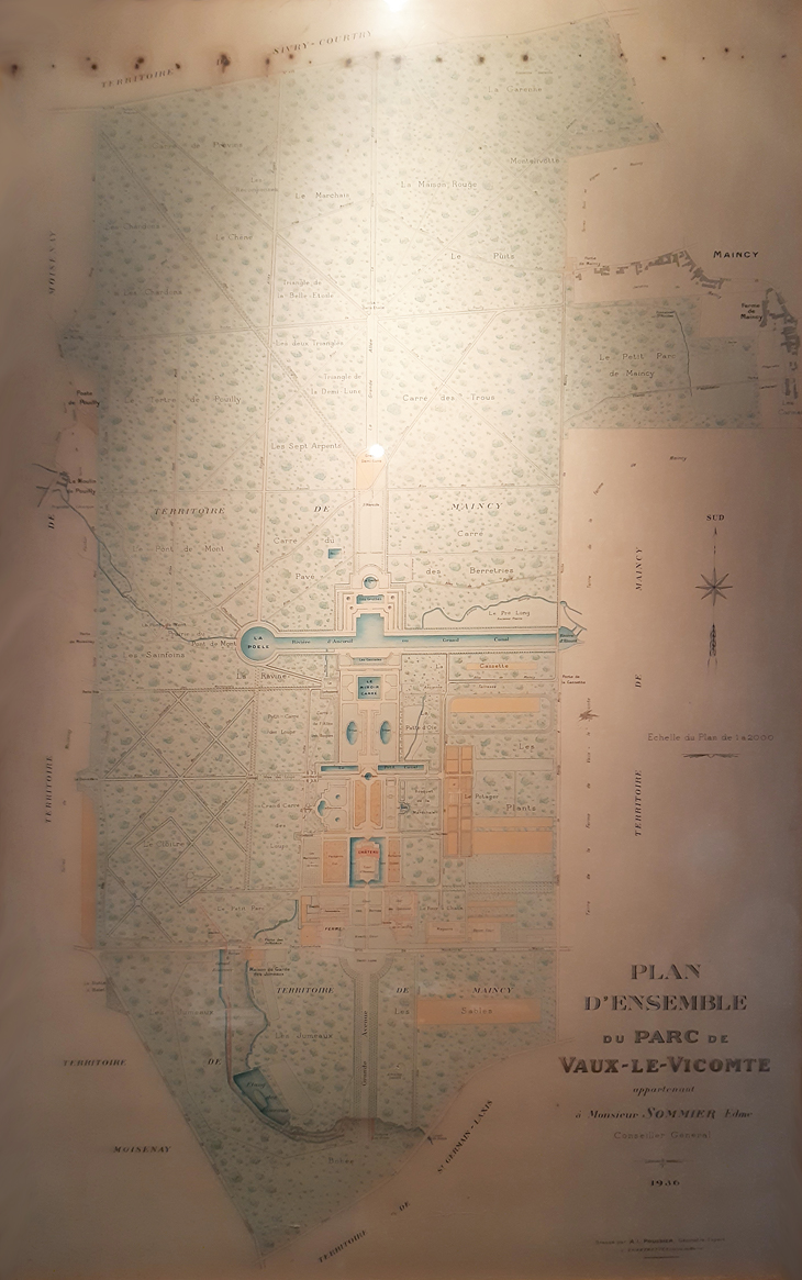 Plan de A.L. Poussier - Vue d'ensemble (en couleur)