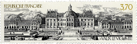 Le timbre ''VAUX-LE-VICOMTE''